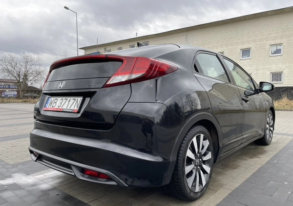 Honda Civic cena 47000 przebieg: 153000, rok produkcji 2014 z Praszka małe 137